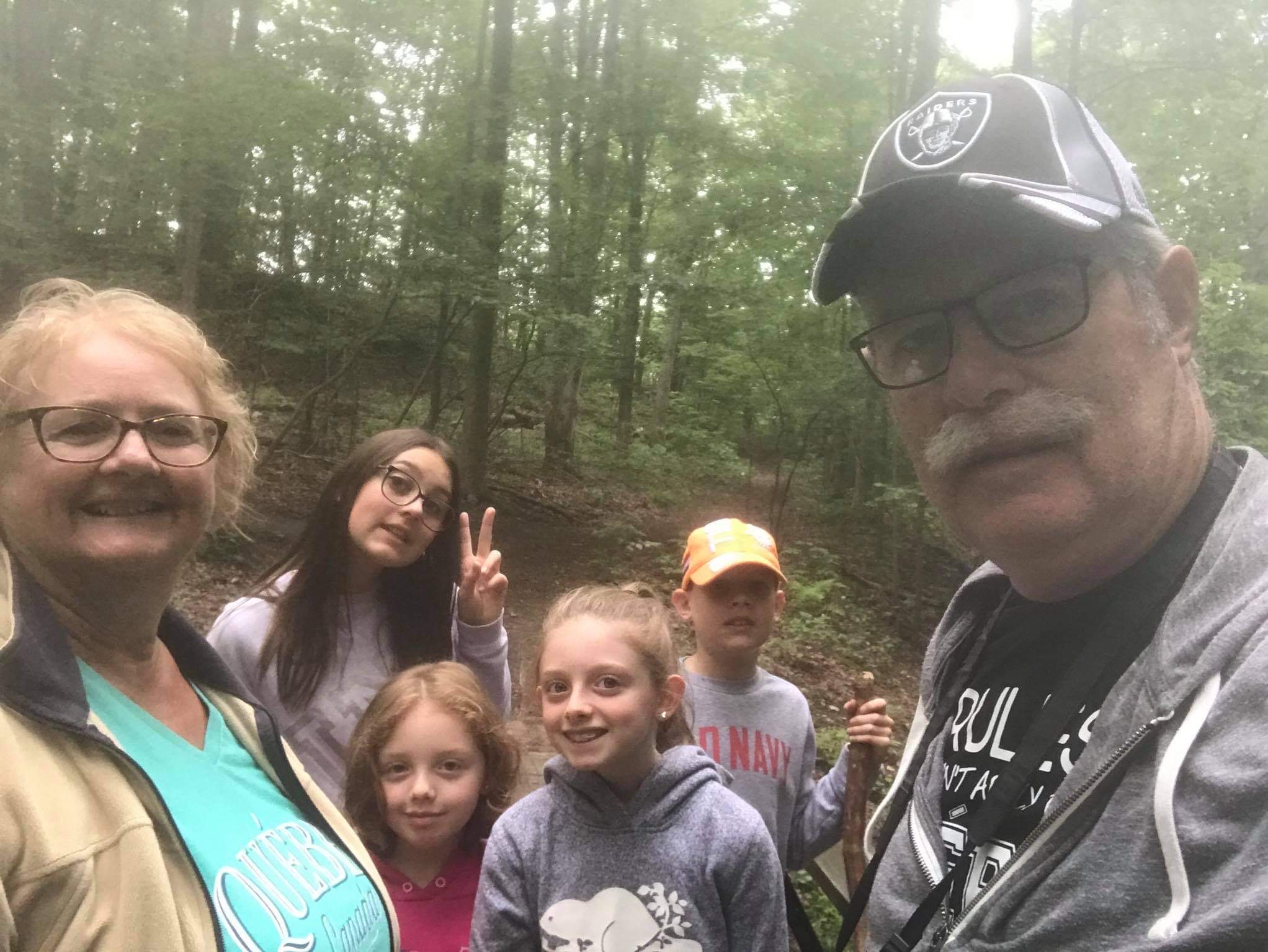 Hiking with the grandkids