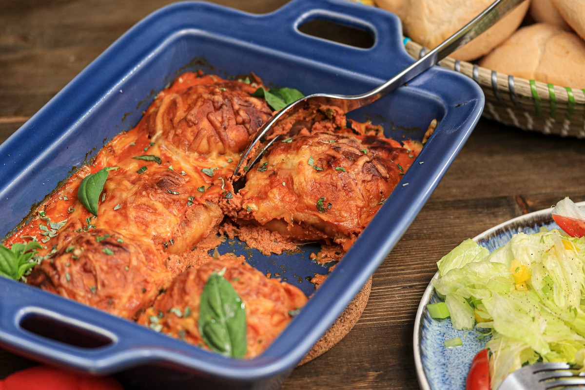 gluten-free dinner rolls Tomato Soup Bake