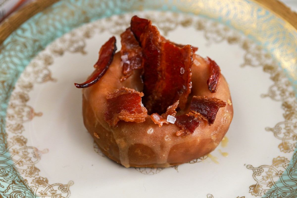 gluten-free Bacon Maple Donuts
