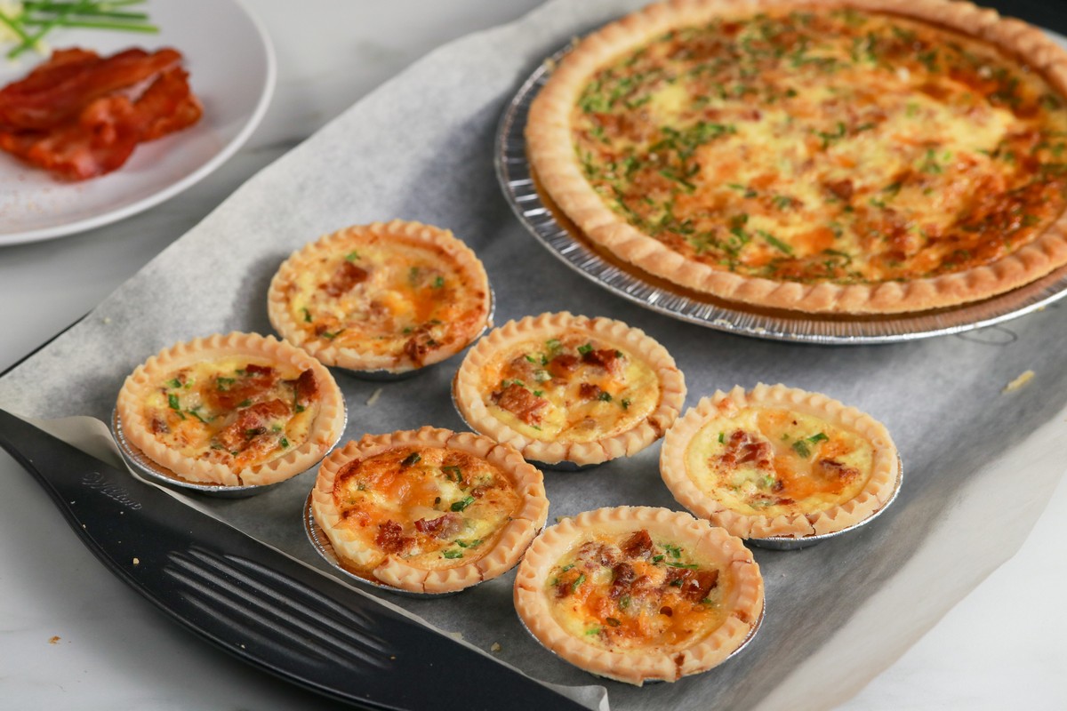 gluten-free Quiche Lorraine & Tarts 