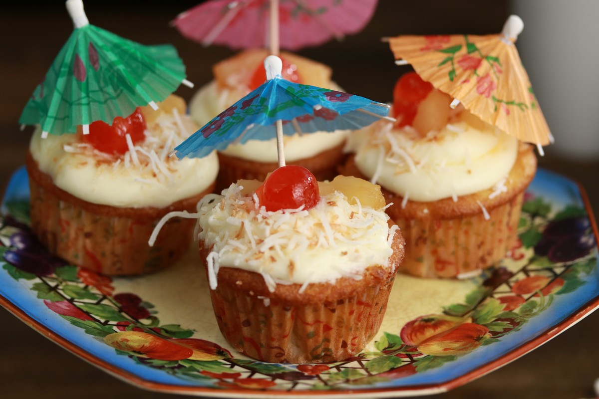 Gluten-free Pina Colada Cupcakes