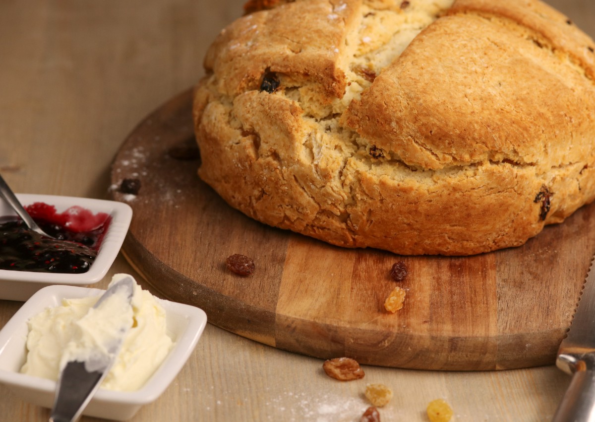 Gluten-free Raisin Soda Bread