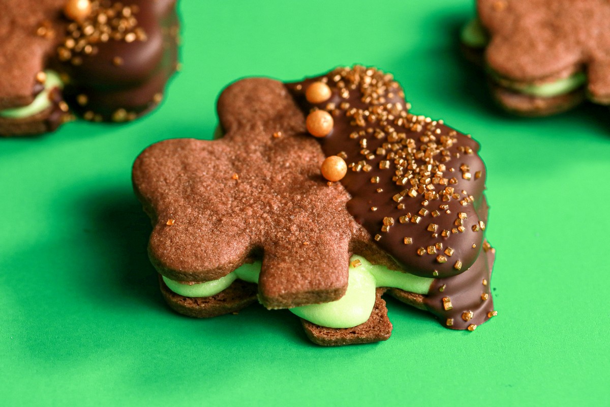 St Patrick's Day Gluten-free Peppermint Shamrock