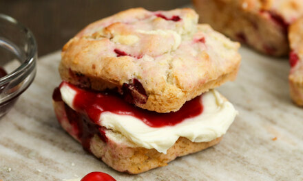 Gluten-Free White Chocolate Cranberry  Biscuits