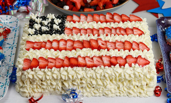 Gluten-Free 4th of July Celebration Cake 